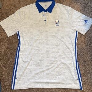 Adidas Mens 2020 Ryder Cup Whistling Straits Golf Polo